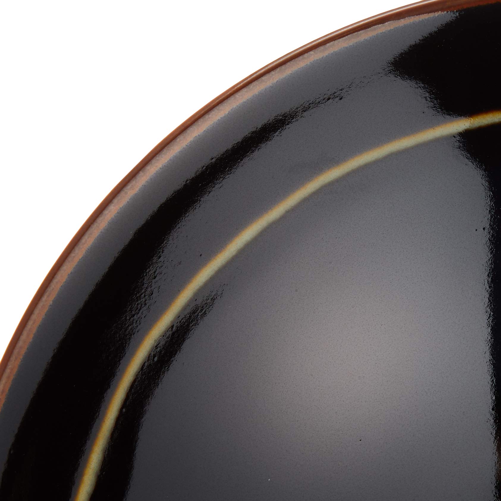 Amazon｜白山陶器 平茶わん 茶色 (約)φ15×5.3cm E-15 森正洋デザイン