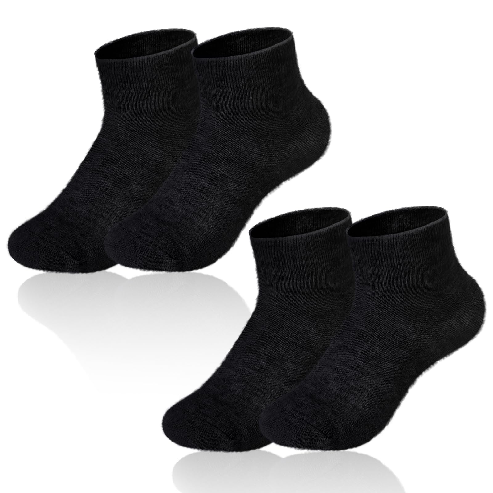 Cutecrop 2 Pairs Alpaca Wool Ankle Socks