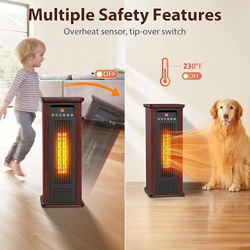 Miniatura 5 de Calentador infrarrojo eléctrico Tower1500W