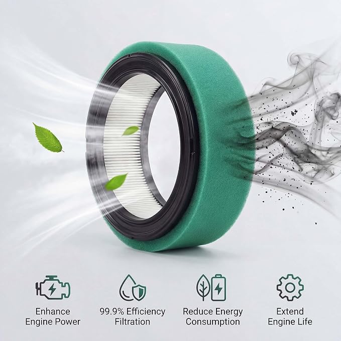 Kit de mantenimiento compatible con generadores Kohler de 12 kW y 14 kW: filtro de aire 47 083 03-S1 y filtro de aceite 12 050 01-S miniatura 4