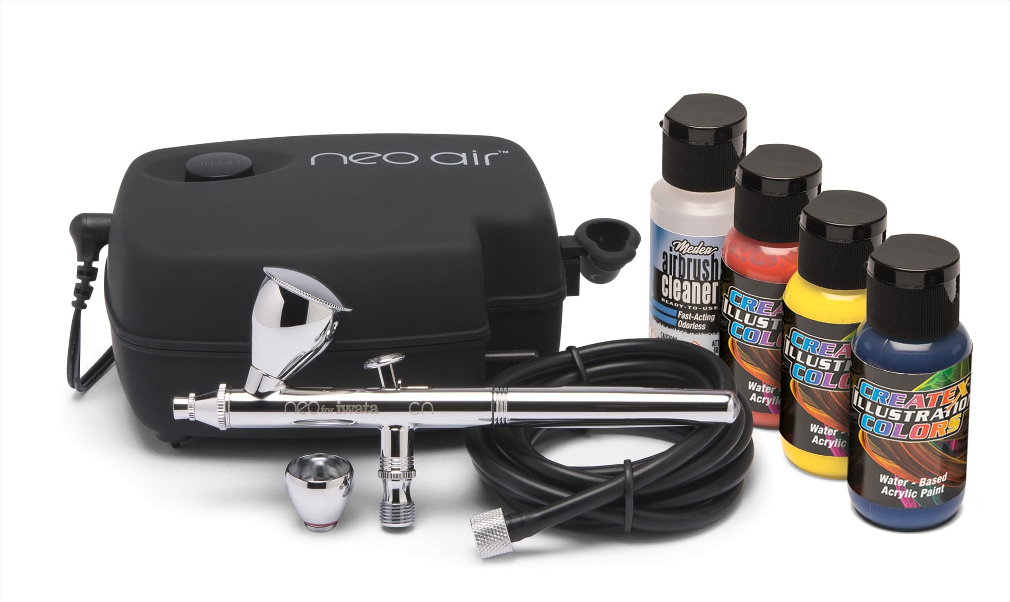 NEO Iwata CN Gravity Feed Airbrush Set