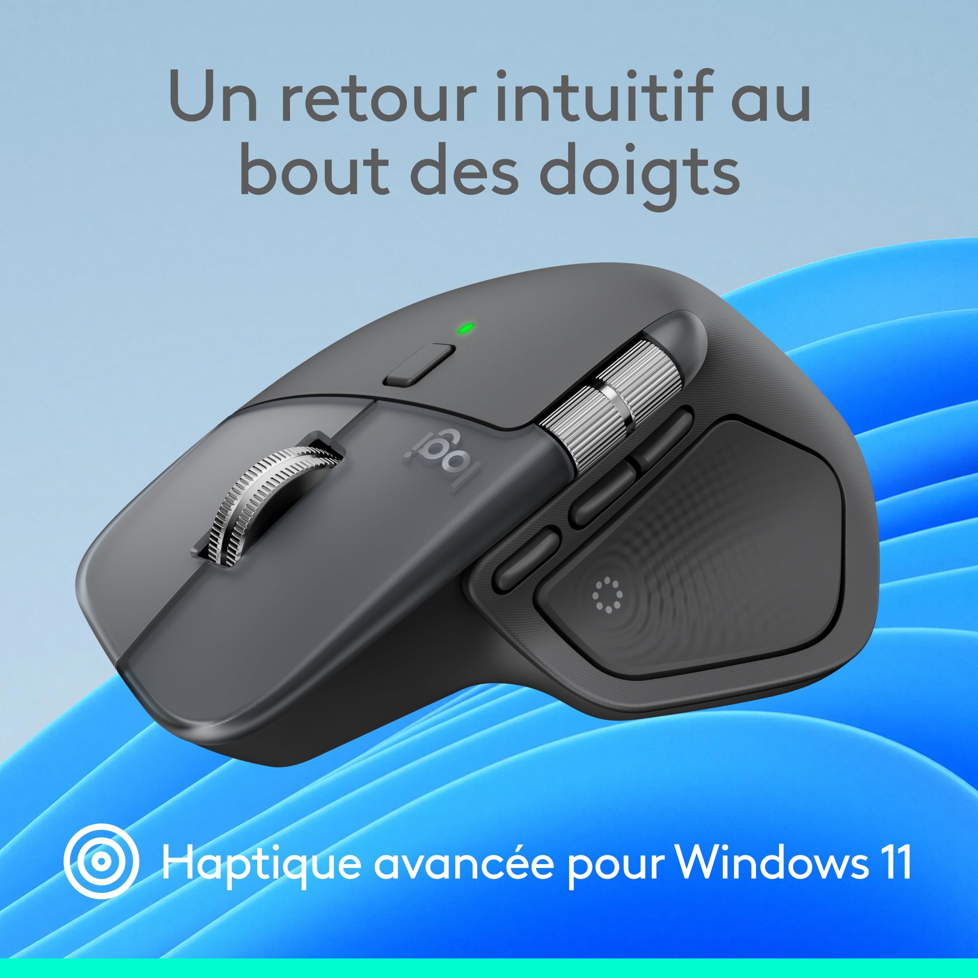 Logitech MX Master 4 for Business, souris sans fil (Graphite)