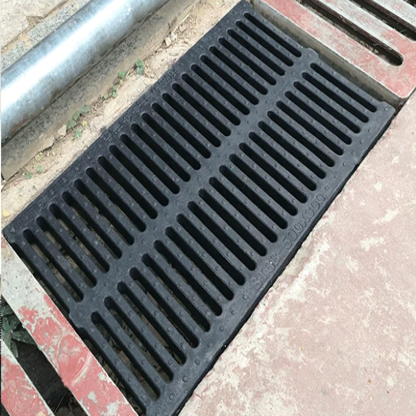 Cubiertas de Drenaje for Exteriores, Rejilla de Drenaje de jardín Inoxidable for Cocina de Patio, Protector de Hojas de Drenaje(133 * 400 * 20mm)