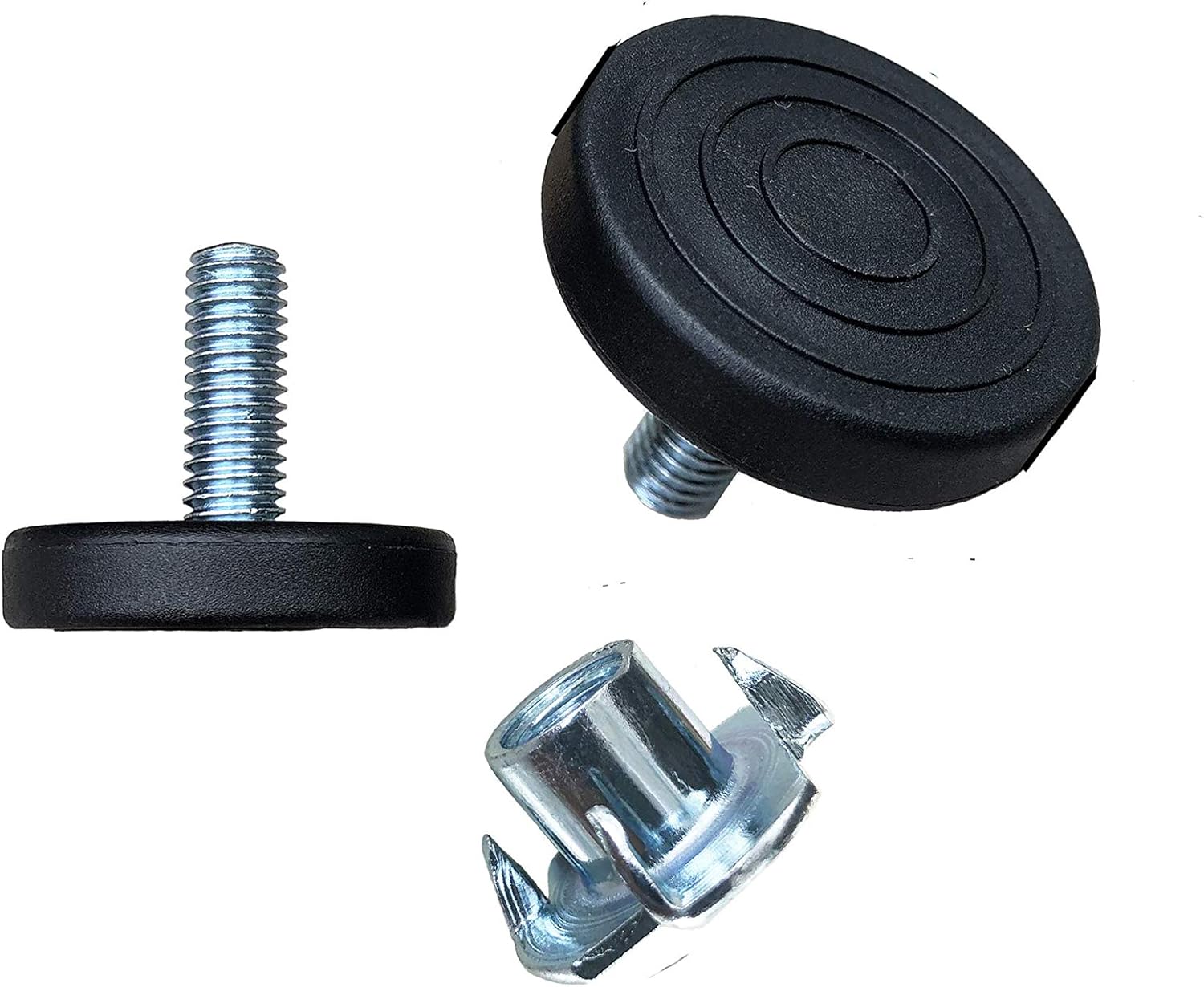 Buy SINGTAN 1.5" Base Furniture Levelers & TNuts, Pack of 8