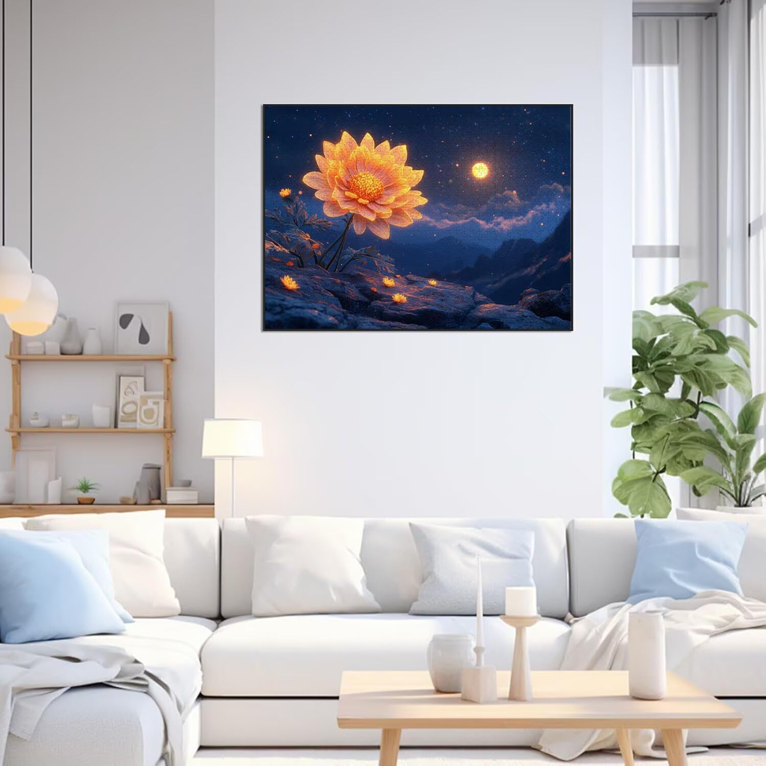 Puzzle 5000 elementów dla dorosłych, 3D, kwiaty, drewniane puzzle, N-320
