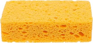 厚手木パルプ繊維キッチンスポンジ 多目的吸水スクラブパッド 食器洗い用洗浄パッド 台所掃除用品