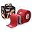 OK TAPE Kinesiology Tape 10 inches Precut, 20 Strips, Cotton Elastic Athletic Tape Latex Free, 2in x 16ft, Red