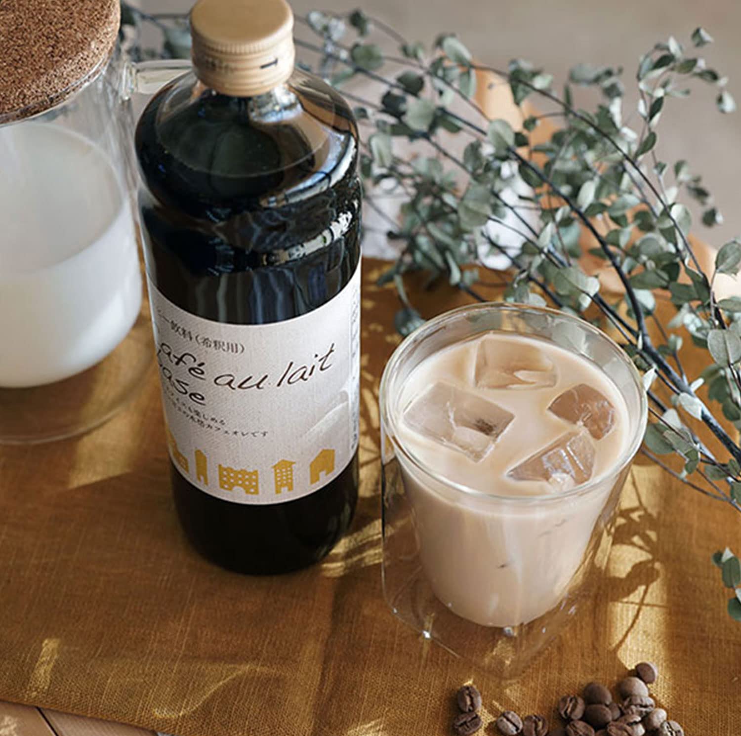 Amazon.co.jp: Tsujimoto Coffee Cafe au Lait Base, 20.3 fl oz (600