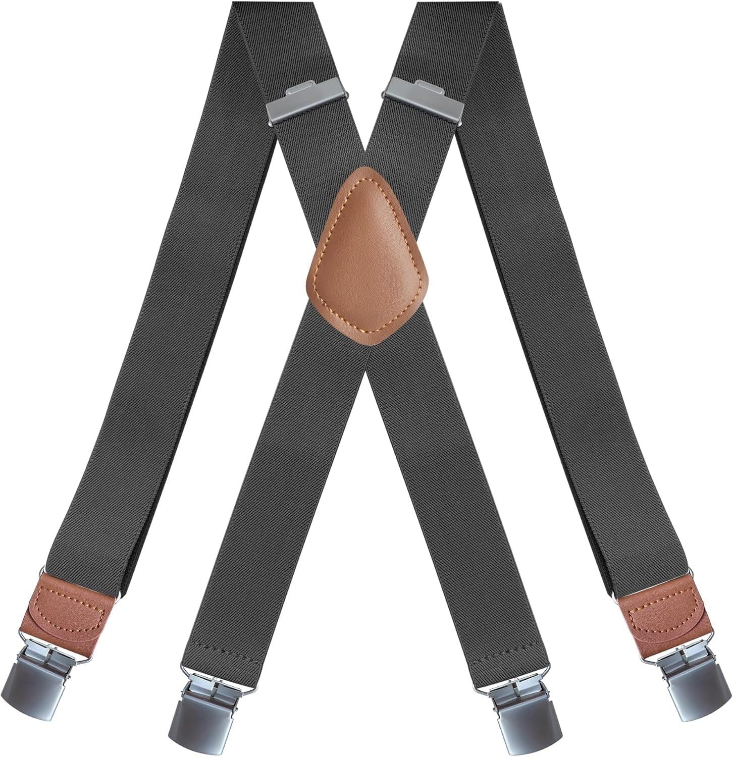 Stretch suspenders for men 4 clip hook buckle Suspenders Fashion Accessories