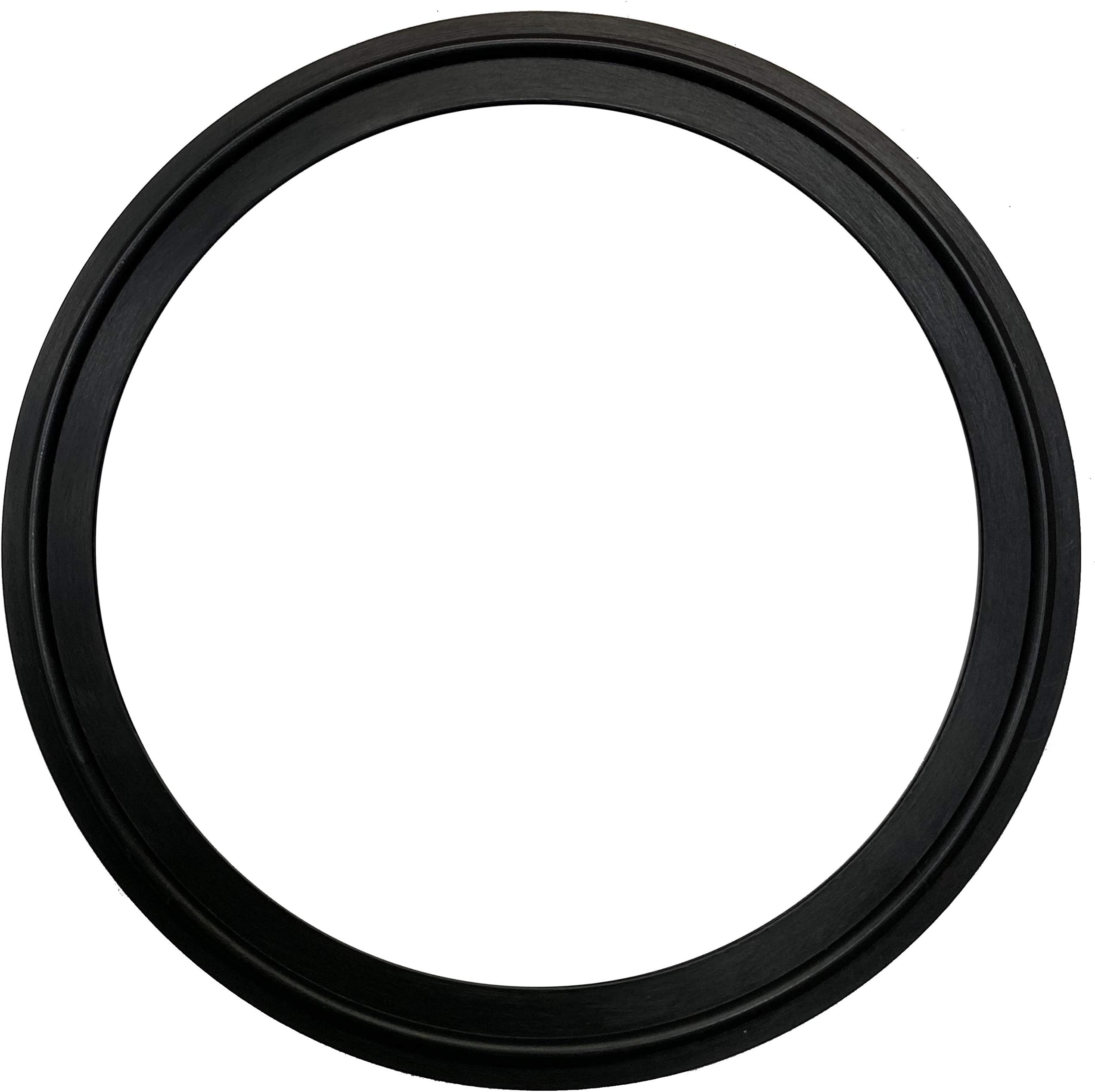 DR-COMPONENT4" Sanitary Standard Tri-Clamp Gaskets (Pack of 10), Black Buna-N (NBR)