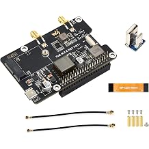 Pi5 PCIe to M.2 E Key Adapter with PoE Function Compatible with Raspberry Pi 5, Support 2230 Size NGFF M.2 E Key Wireless NIC-AX210/AX200/BE200/RTL8822CE and Gen2 and Gen3 Modes, HAT+ Standard