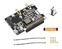 Pi5 PCIe to M.2 E Key Adapter with PoE Function Compatible with Raspberry Pi 5, Support 2230 Size NGFF (M.2 E Key) Wireless NIC-AX210/AX200/BE200/RTL8822CE and Gen2 and Gen3 Modes, HAT+ Standard