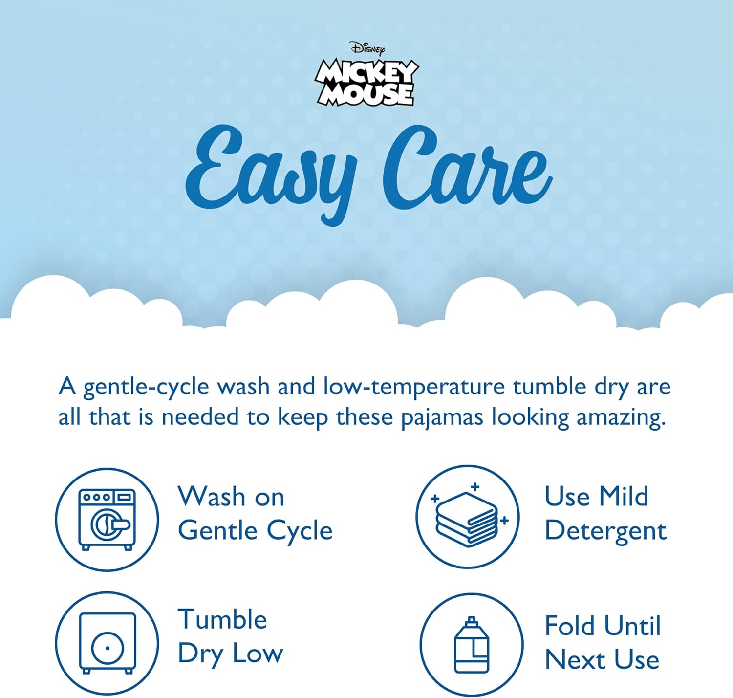 Disney boys 2-piece Snug-fit Viscose Pajama Set, Soft & Cute for Kids - Image 5