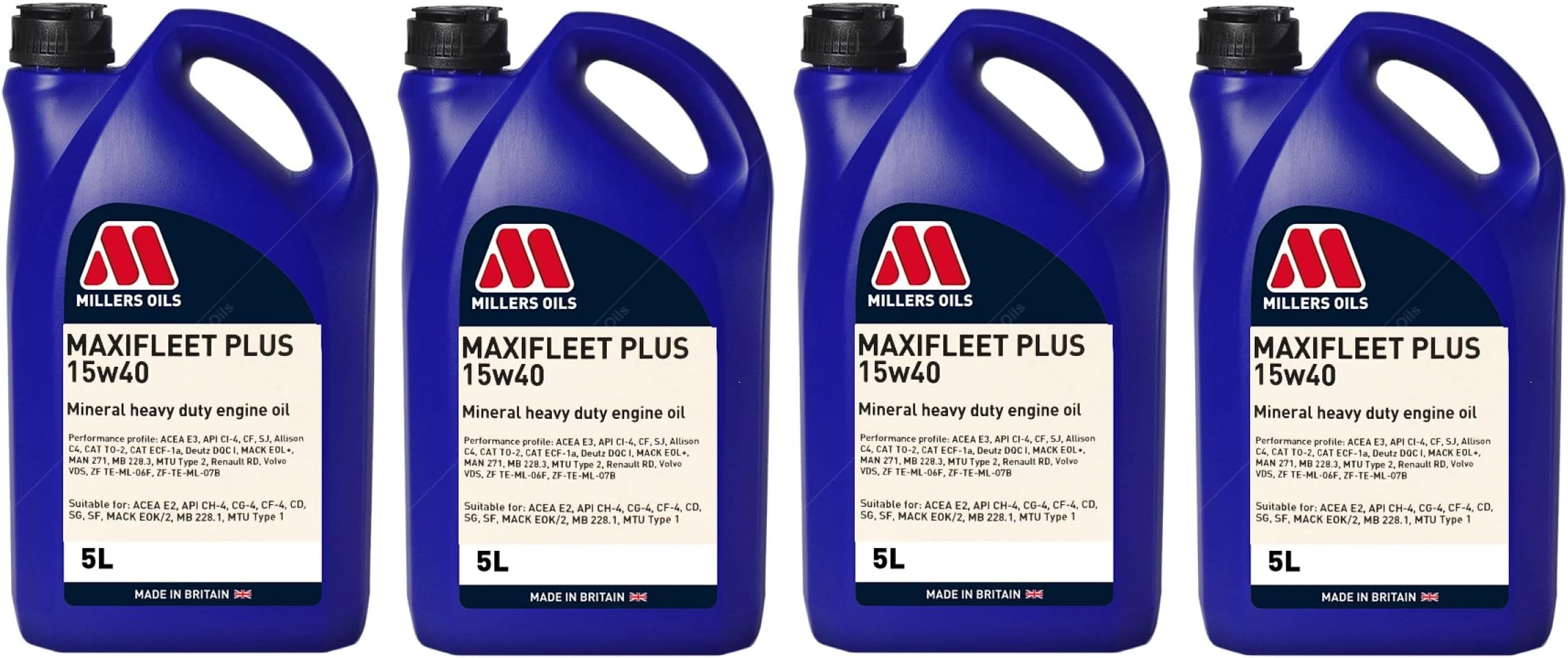 Millers Oils Maxifleet Plus15w-40 Mineral Engine Oil, trucks, light commercials, 20 Litres