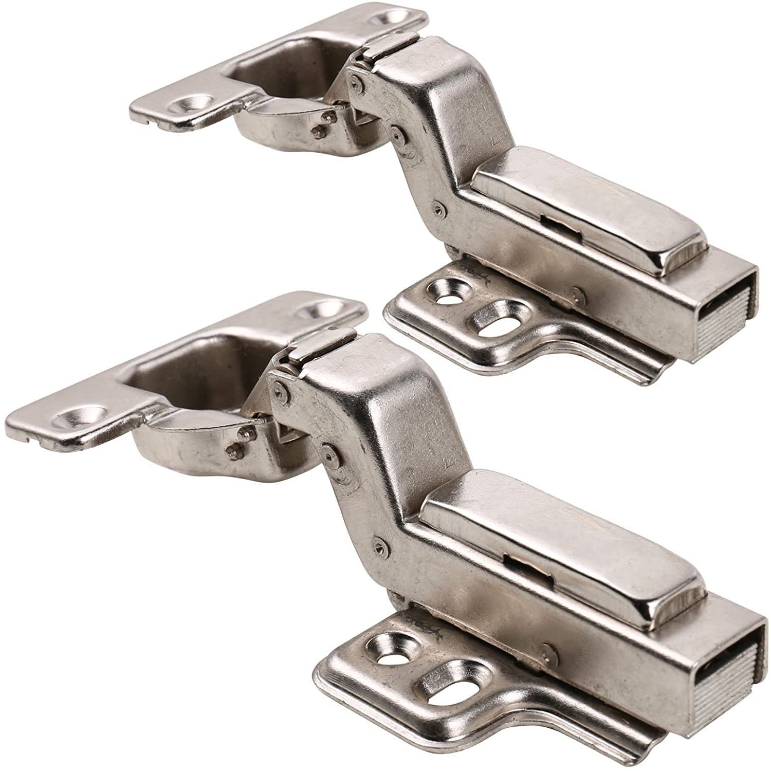 UHPPOTE Cold Rolled Plate Hydraulic Buffer Dismountable Cabinet Cupboard Kitchen Hinge (Insert/Pack of 2)