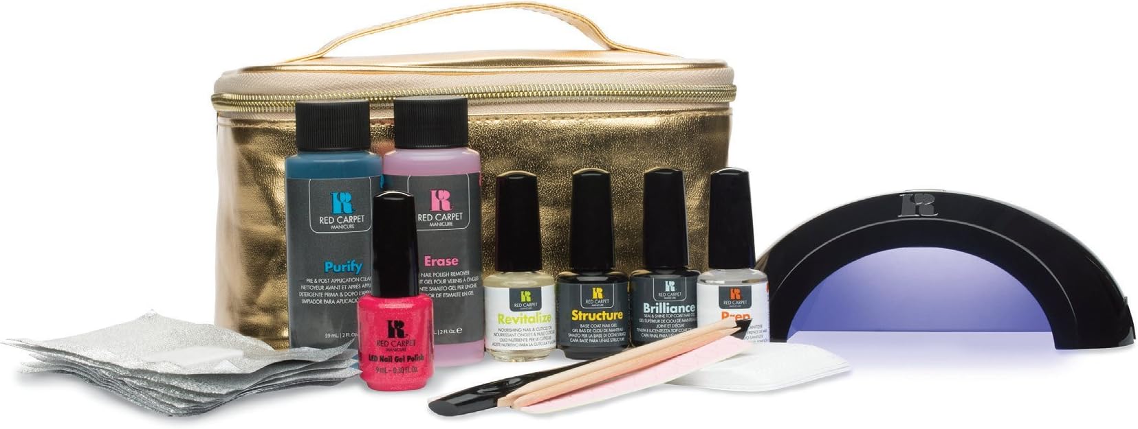 Red Carpet Manicure 2016 Christmas Professional Gel Nail Polish Starter Kit