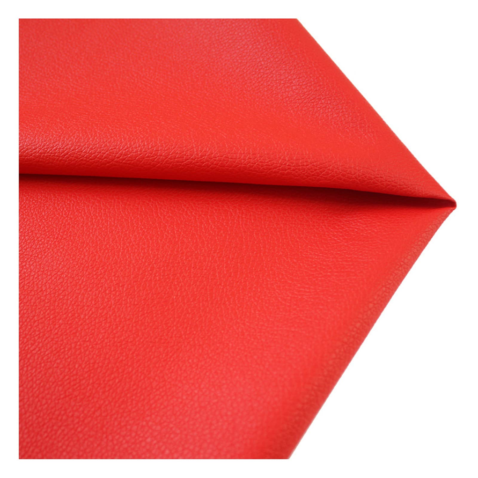 Sufei PU Faux Leather Material Upholstery Fabric,Sofa Repair Fabric,Quality Hard Wearing New Soft Texture Feel Red (per Metre),1.4x30m