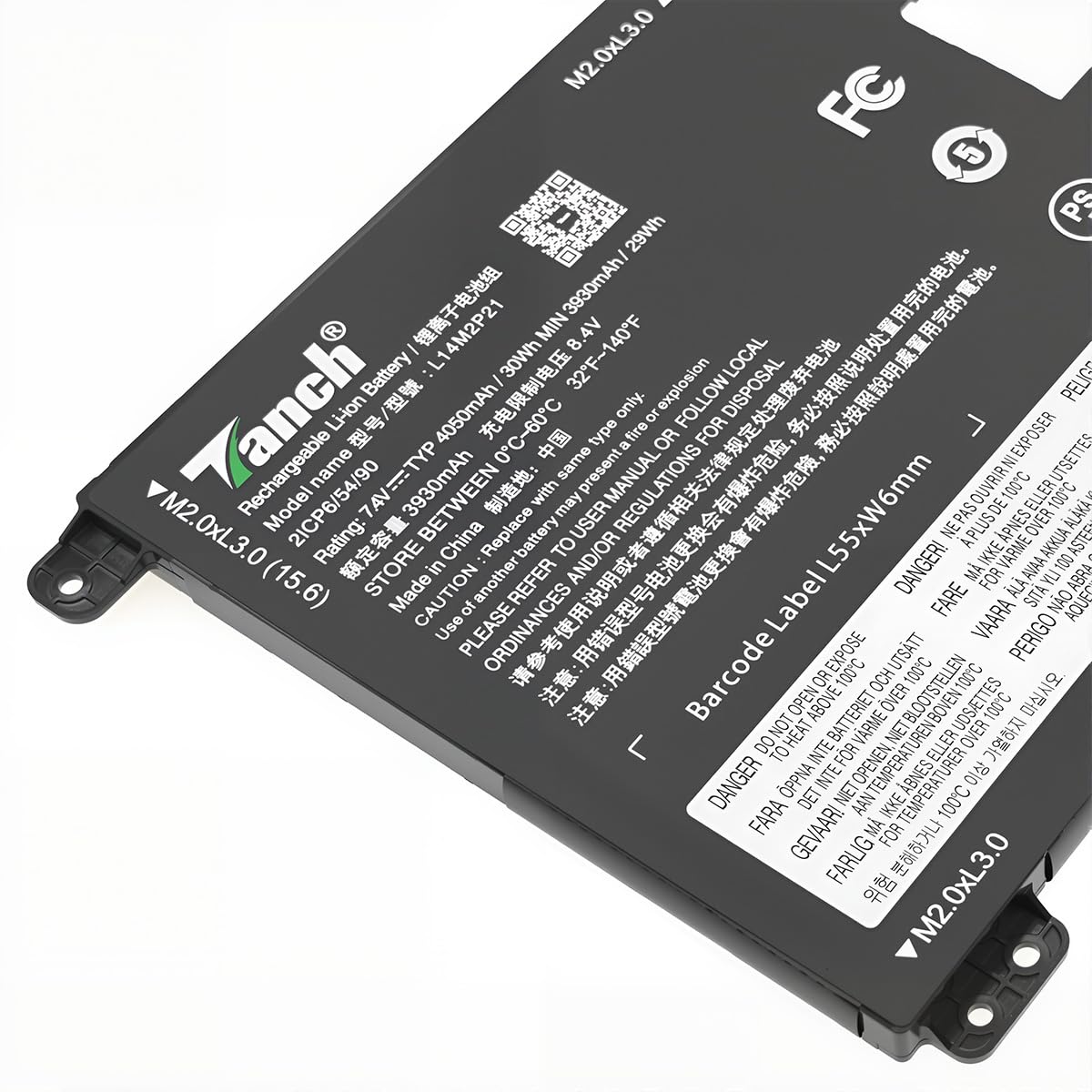 Batterie Ordinateur Portable L14M2P21 L14L2P21 pour ideapad 330S-15ARR 330s-14ikb 320s-14ikb 330S-15IKB 7.4V 4050mAh 30Wh