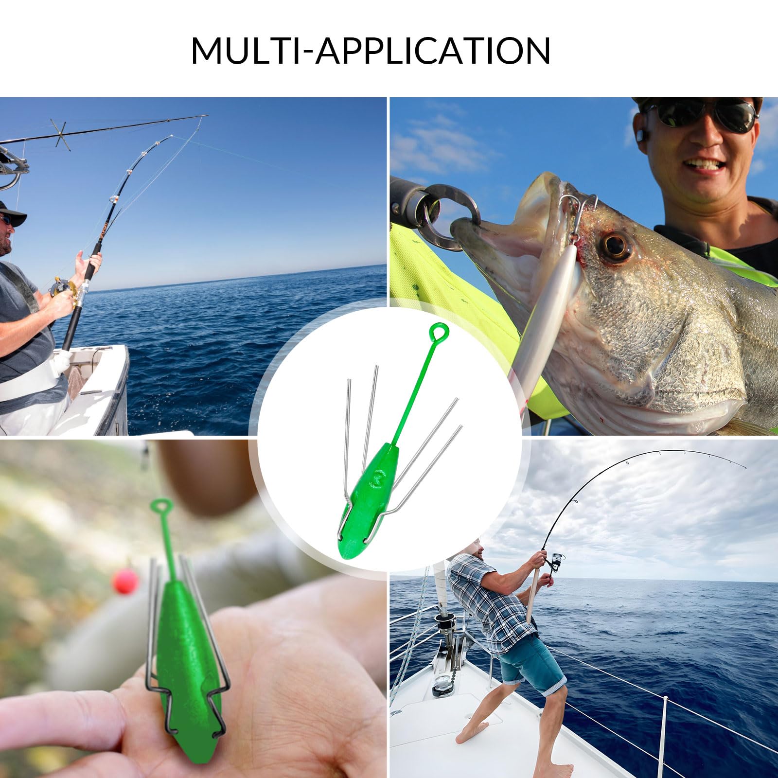 Sputnik - Pesas de pesca de agua salada para surf y pesca de cola larga, plomos de plomo para fundición en el océano y la playa, 5 unidades
