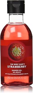 The Body Shop Strawberry Shower Gel, Paraben-Free Body Wash, 8.4 Fl. Oz.