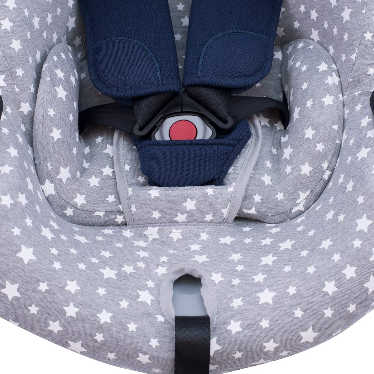 JYOKO KIDS Pokrowiec kompatybilny z Besafe Modular rozm. 0 (White Star)