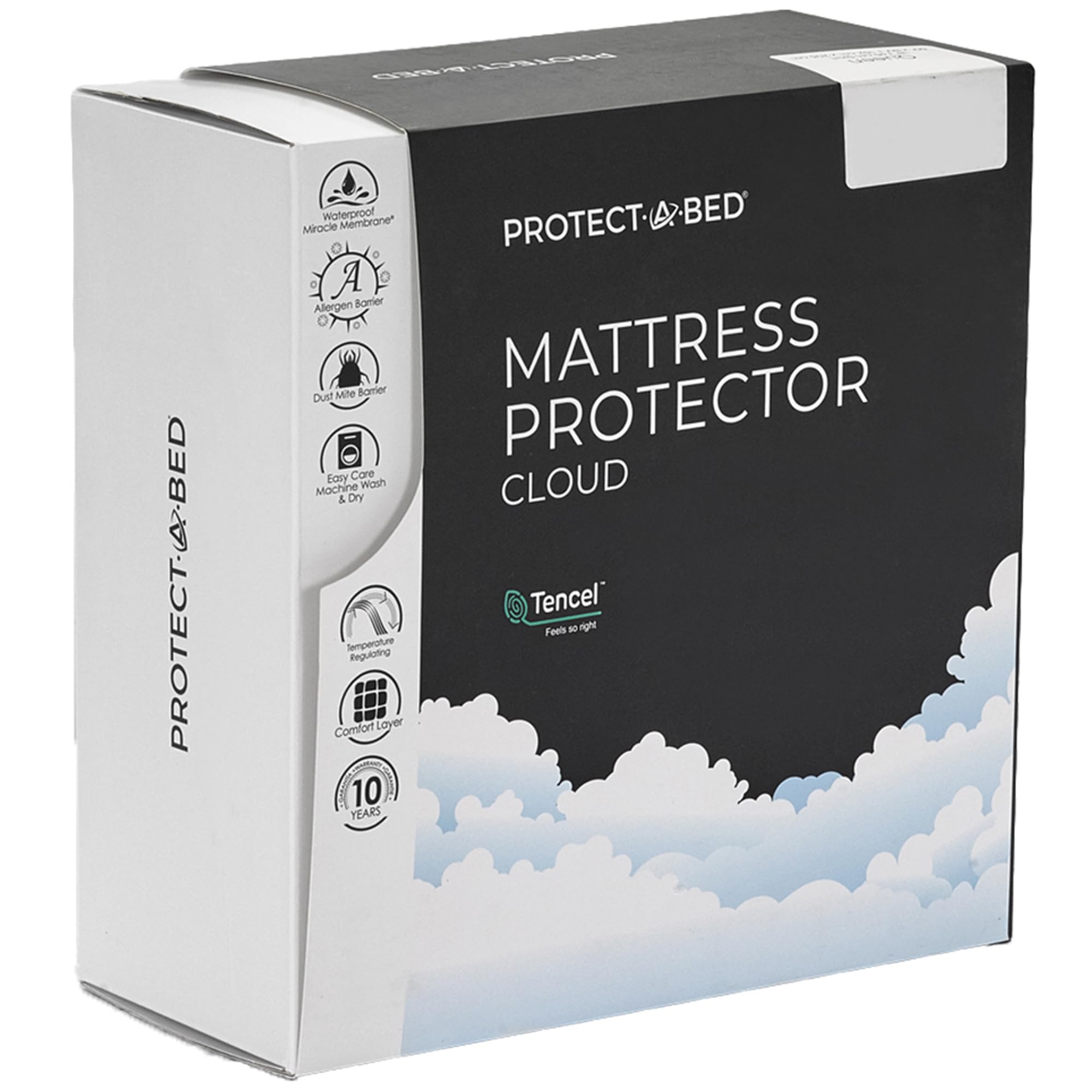 Protect-A-Bed Cloud Extra-Soft Tencel Waterproof Mattress Protector, Queen