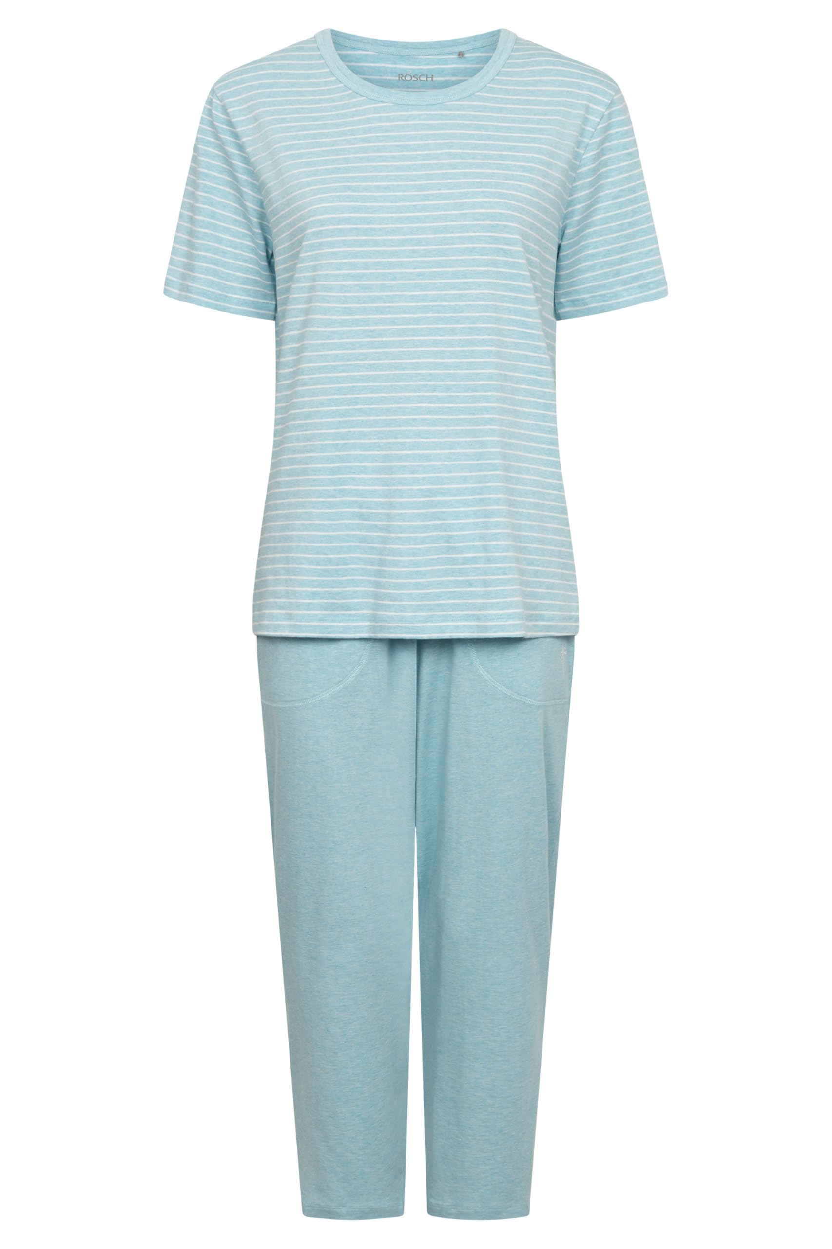 Rösch 7/8-Pyjama, Streifen-Melange 1263066