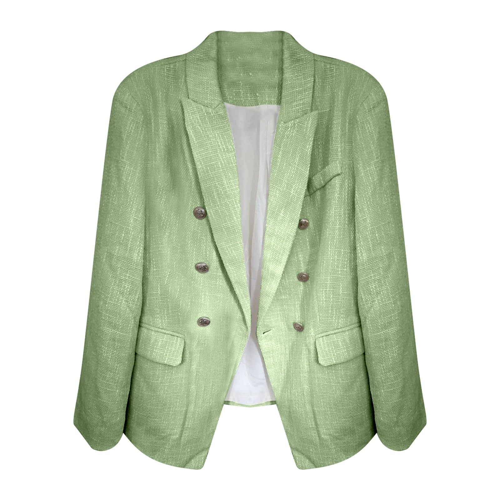 2026 Chaqueta Entretiempo Mujer Chaquetas de traje versátiles y elegantes para uso diario mujer, adecuadas conjuntos otoño, que combinan perfectamente con jeans pantalones casuales, diseño fácil