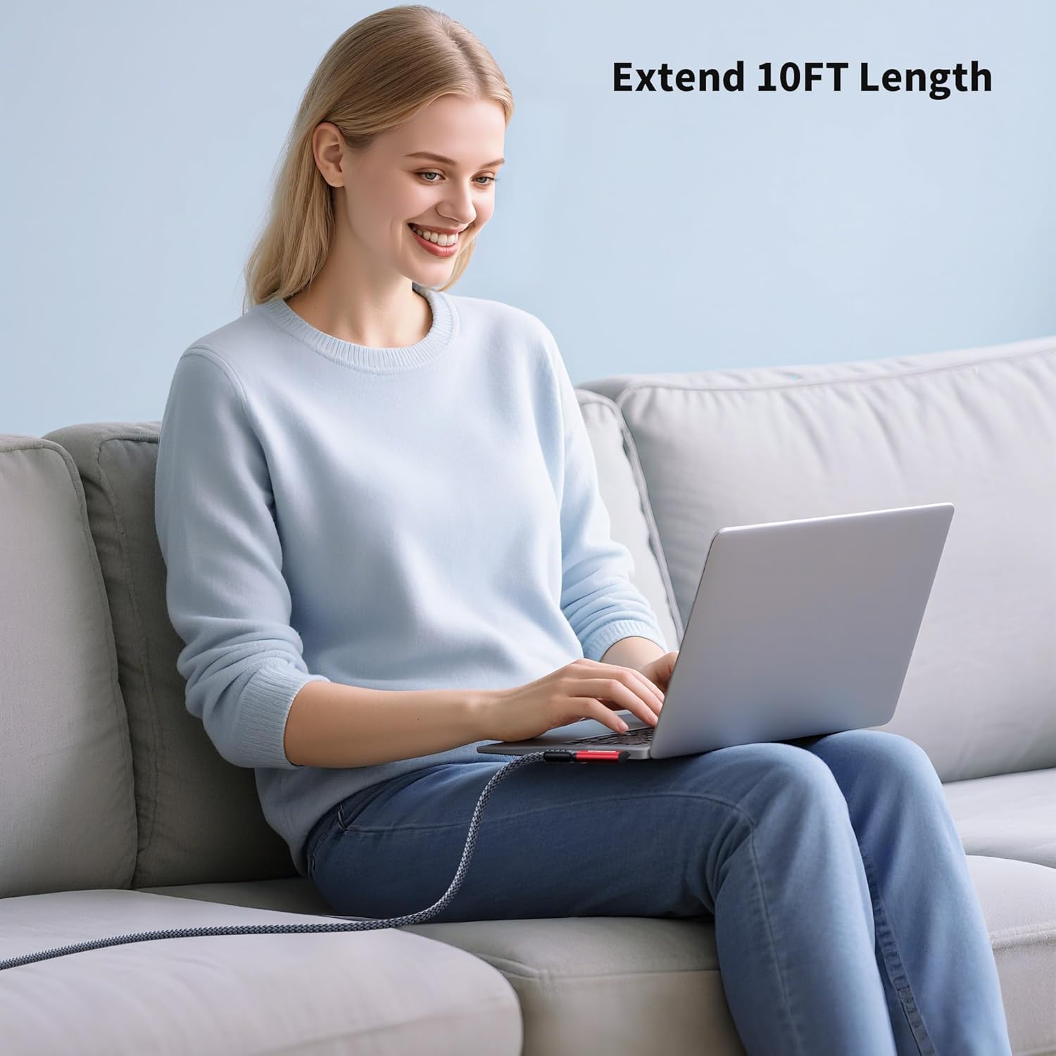 USB C Camera Tethering Cable for Right Angle Thunderbolt 5 Cable 10FT, Support 40Gbps, 240W PD, 8K@60Hz, 4K@144Hz for Thunderbolt 4, iPhone 17, USB4, Canon, Sony, Nikon, Fuji, Mac mini M4