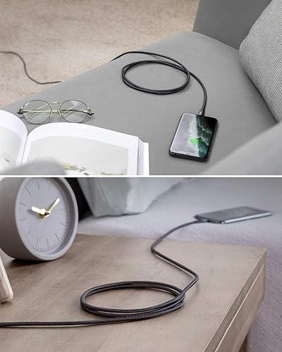 Miniatura 7 de Anker Cable USB C a Lightning 6 pies, paquete de 2 Powerline+ II cable trenzado de nailon para iPhone 1111 Pro  11 Pro MaxXXSXRXS Max  88
