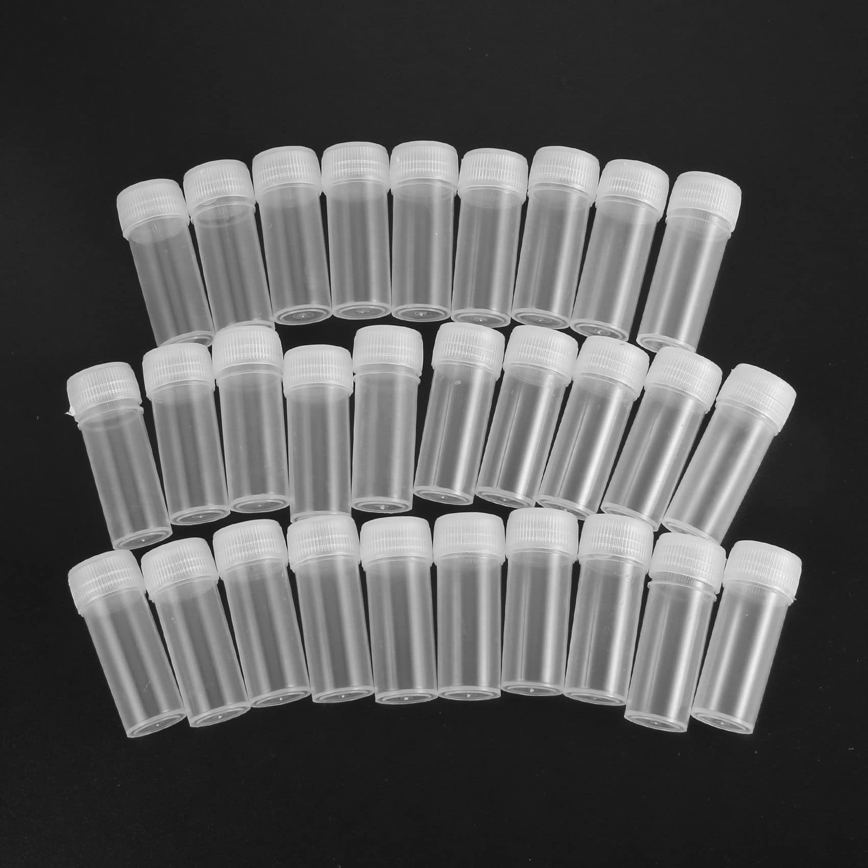 1000 Stück 5 Ml Plastik Proben Flaschen Trinkbare Mini Klar Aufbewahrungs Box Fläschchen Aufbewahrungs Behälter