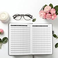 Vista 18 de Registro de cheques - Registros de cheques elegantes para chequera personal con registros de cheques y transacciones, registro de chequera de tapa