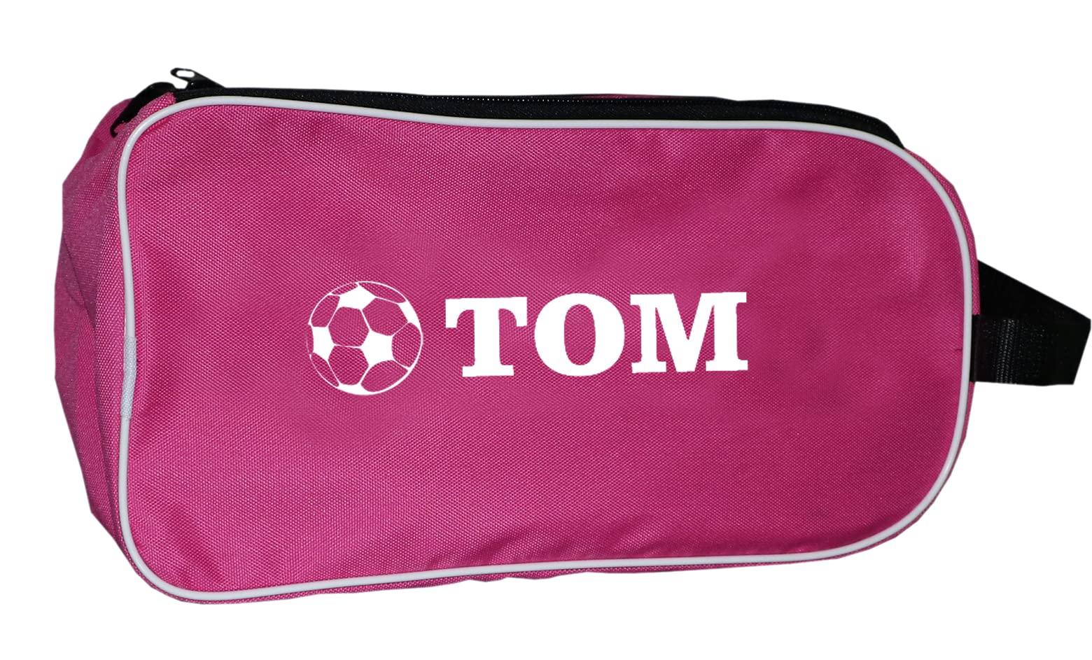 Personalized SPORT Football Boot Bag,Shoes bag, School, Sports, PE (Pink_Football)