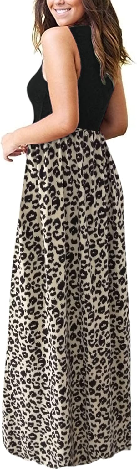 MOLERANI Women's Loose Plain Maxi Dresses Casual Long Dresses with Pockets - Image 3