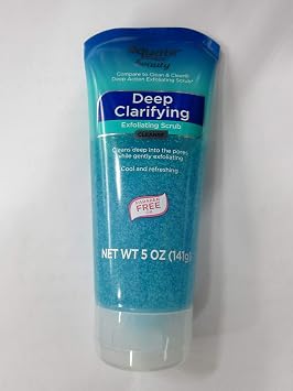 Equate Beauty Deep clarifying Exfoliating Scrub Facial Cleanser, 5 oz