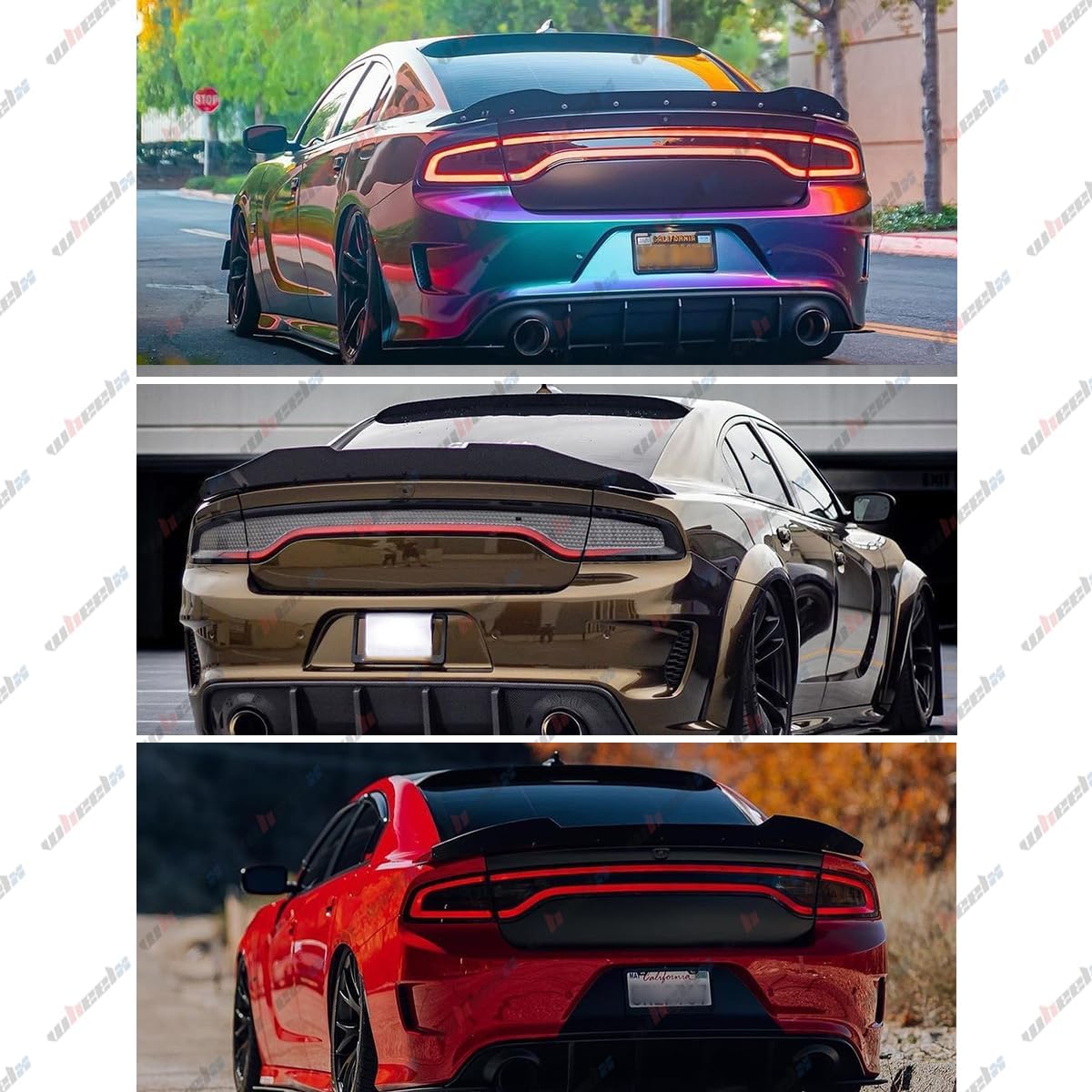 Rear Window Rooftop Spoiler Compatible with 2015-2023 Dodge Charger All Model, Duckbill Style Wing Fits for 15-23 GT Pursuit R/T SRT SRT8 SXT Scat Pack SE Enforcer Daytona (Glossy Black)