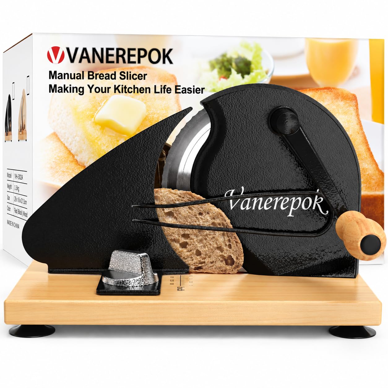Manual Bread Slicer - Slice Like a Pro -13
