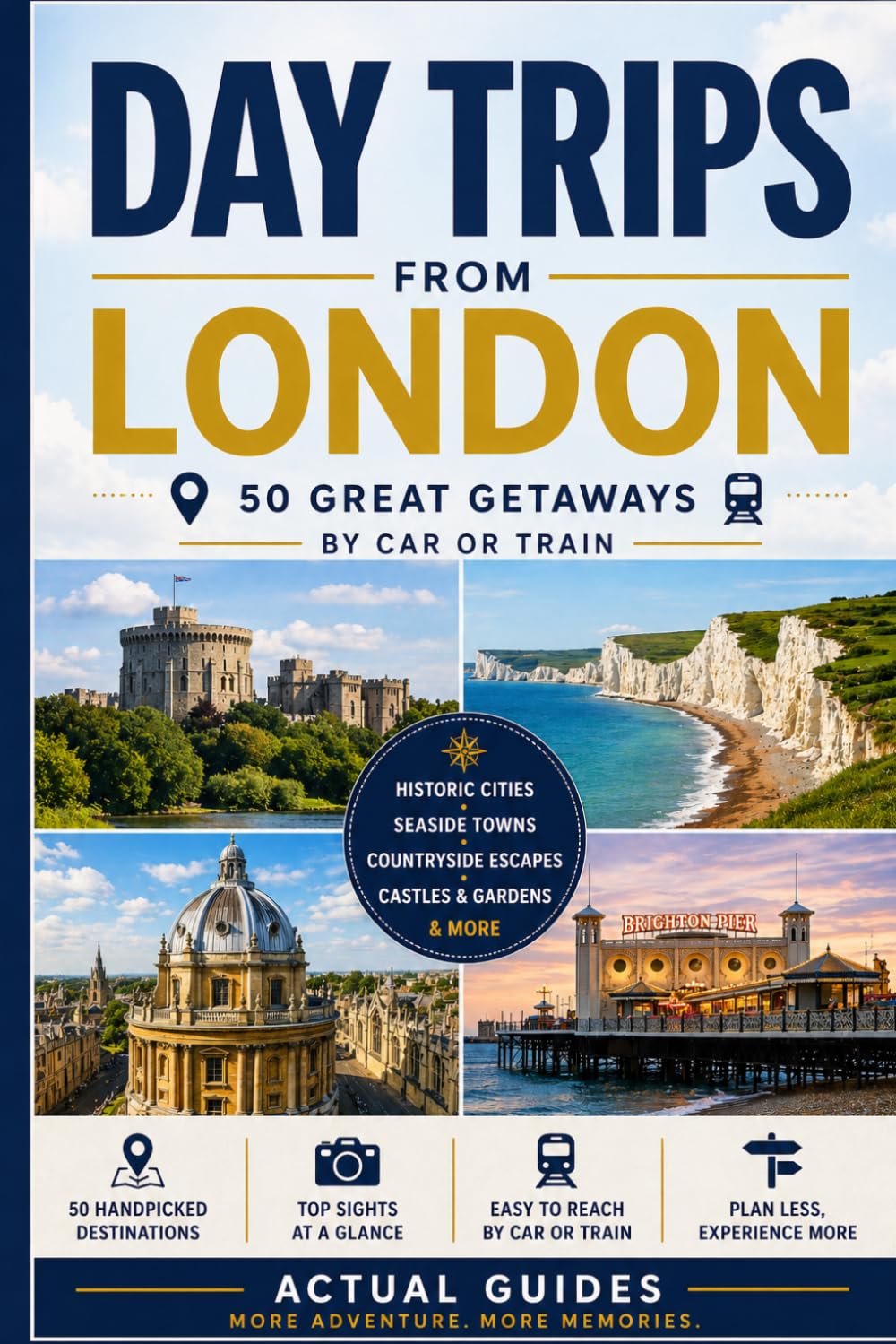 50 Day Trips from London: Great Getaways by Car or Train (UK Travel)