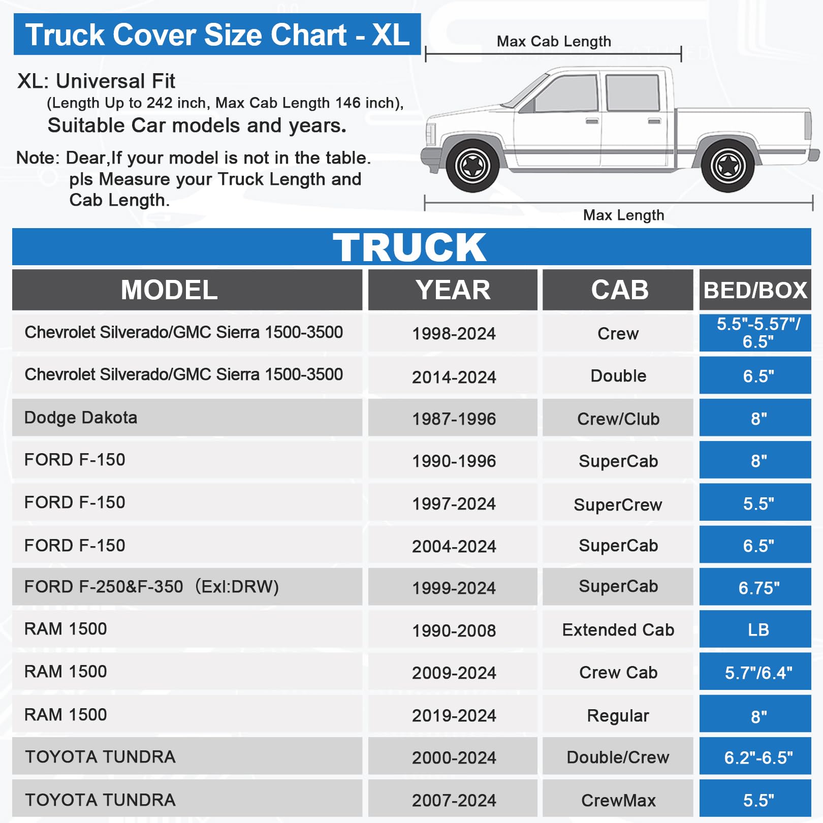Sailnovo Pickup Truck Car Cover Waterproof All Weather 7 Layers Heavy Duty Outdoor Full Car Cover Snowproof Rainproof — view 4