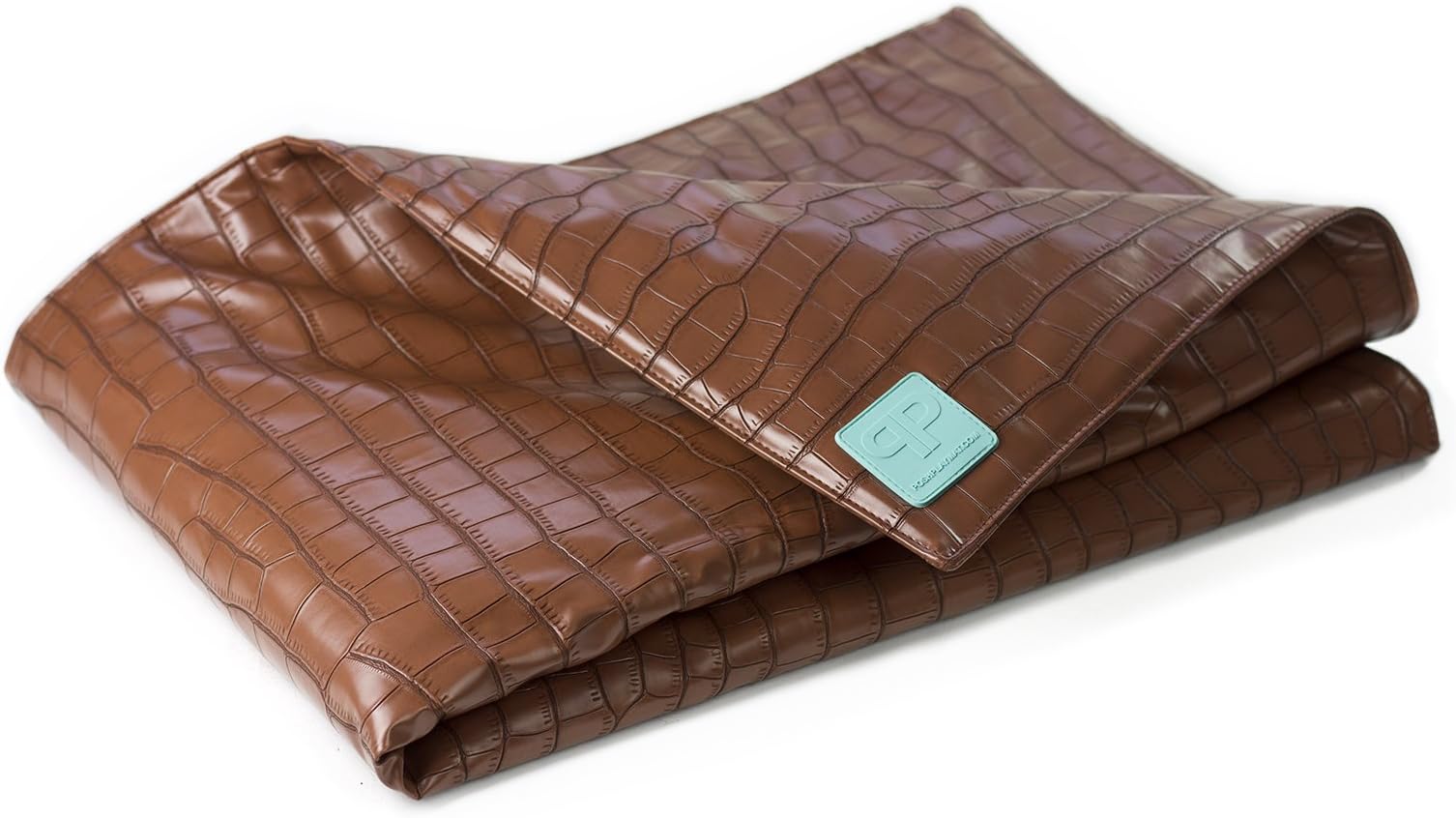 Posh Play - Spillproof, Reversible, Luxury Play Mat - Chocolate