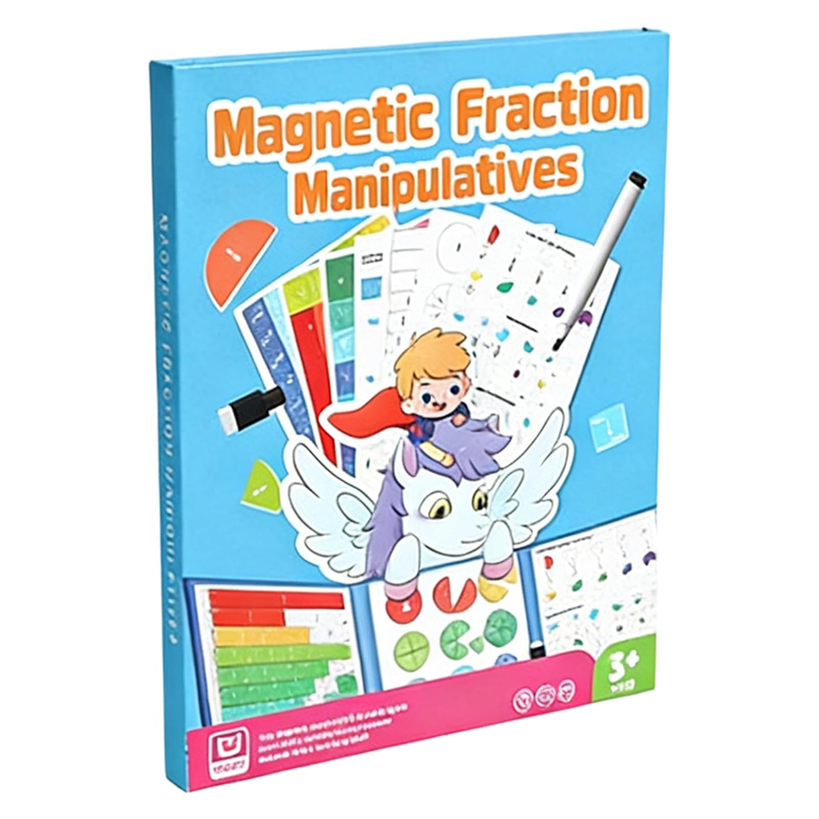 Fracciones magnéticas codificadas por colores para comprender matemáticas de forma visual 6