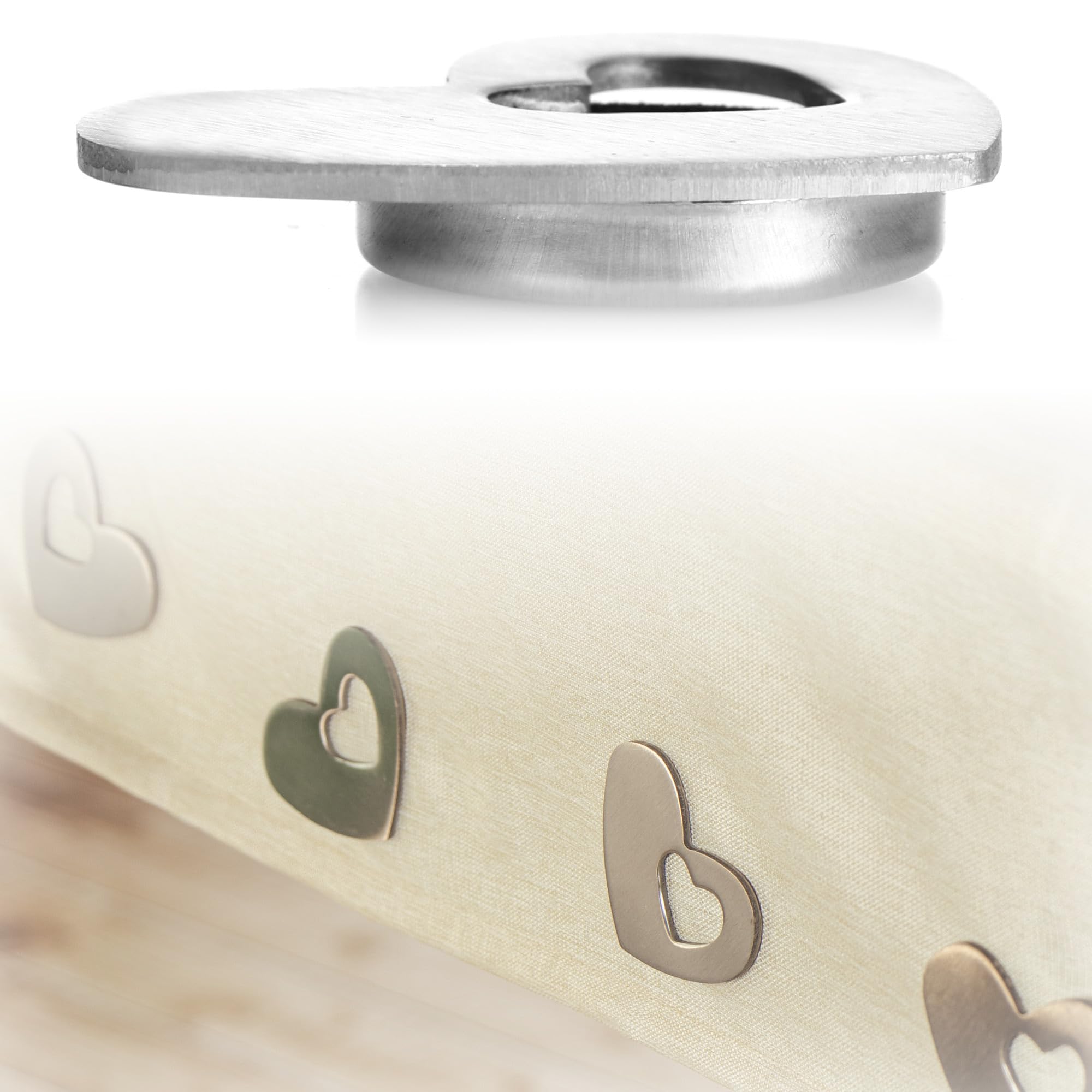 com-four® 8X Pesas para Mantel, Sujetadores Magnéticos de Acero Inoxidable, Pinzas Resistentes para Mesa de Jardín y Terraza