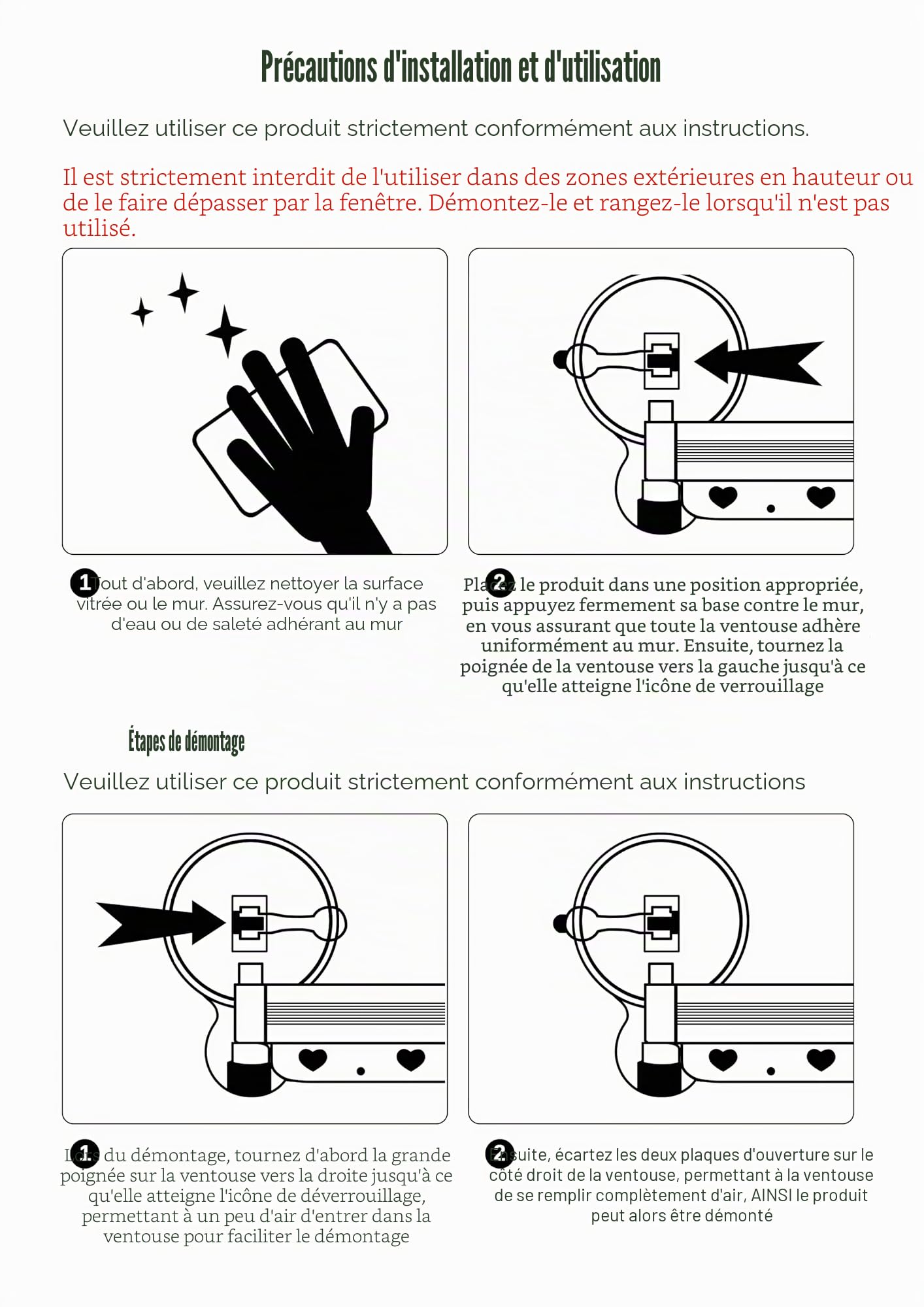 Tringle à rideau de douche pliable à fixation murale, sans perforation, ventouses à 360°, pour salle de bain, baignoire, étagère à linge rétractable à 4 volets, 137,2 cm