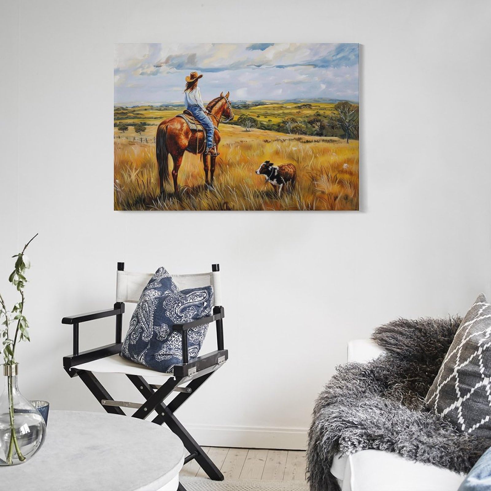 専用 ×2 Amazon.com: Animals Vintage Retro Dog Cowgirl Horse Posters
