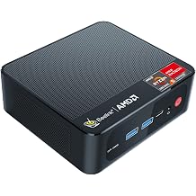 Beelink SER5 Mini PC, AMD Ryzen 5 5500U 6C/12T up to 4.0GHz, 32GB DDR4 500GB NVMe SSD, Triple 4K Display, 2.5G Ethernet, WiFi 6, Bluetooth, USB-C Mini Desktop Computer