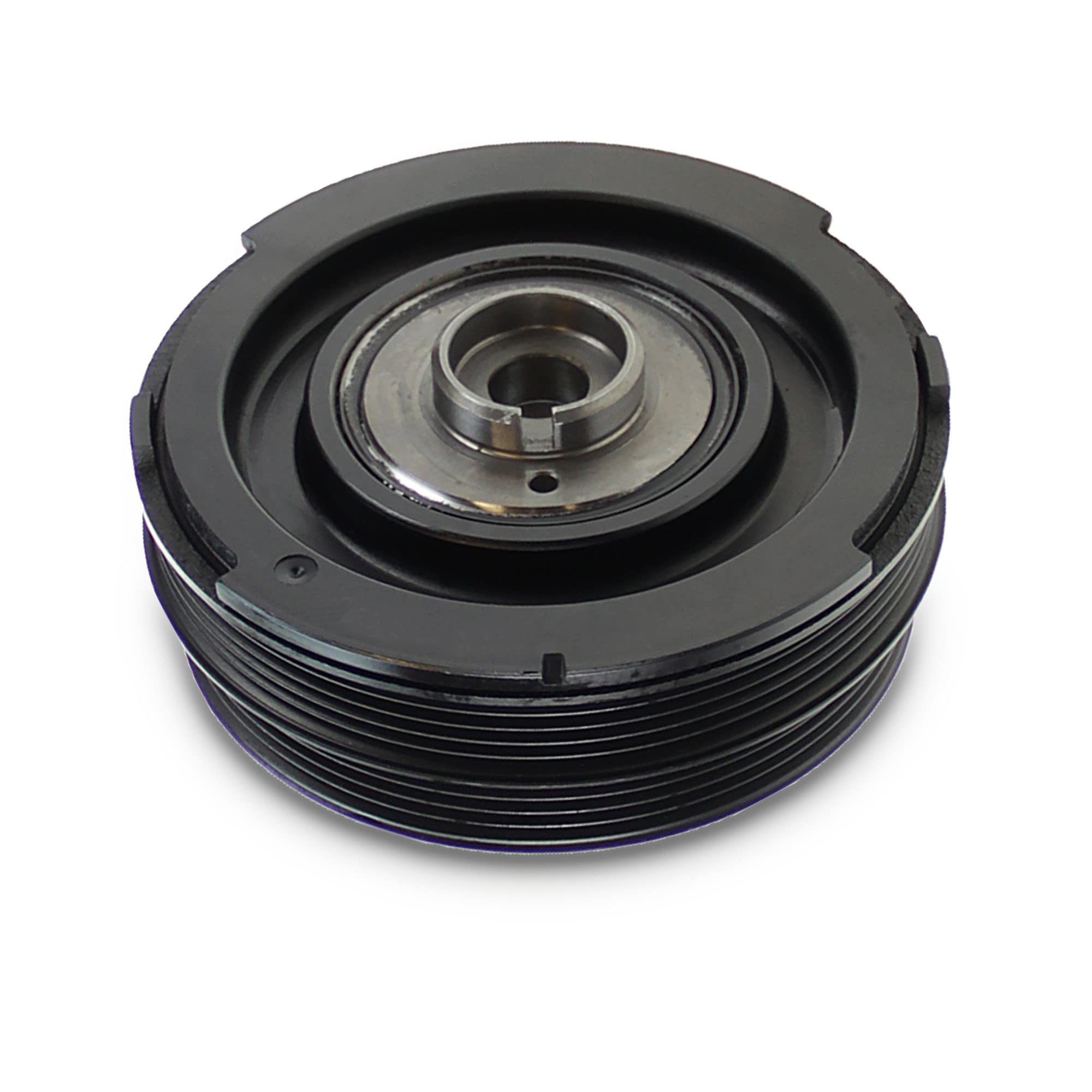 ATEC Germany 1x polea del cigüeñal, desacoplada, compatible con BMW Serie 3 (E46), 3 Touring (E46), 5 (E39), 5 Touring (E39)