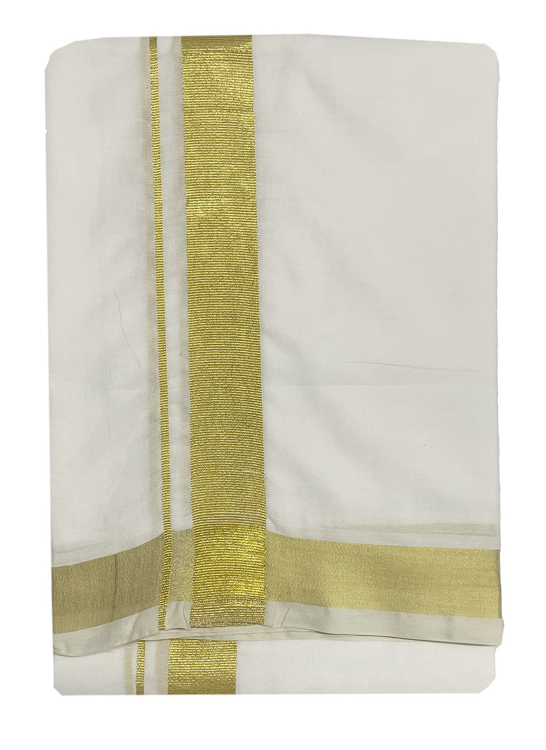 prakasam cotton Men's Cotton Readymade Dhoti (JARI-KAS-100K-DBL-WHITE-001_White_Free)-picture-34