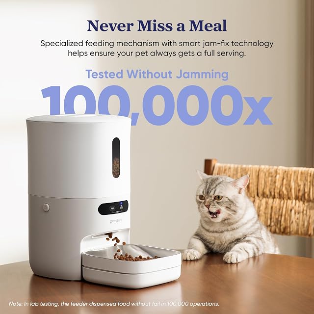 Foto 4 de 7 de Pawsync Comedero automático para Gatos con aplicación, Seguimiento Inteligente de báscula