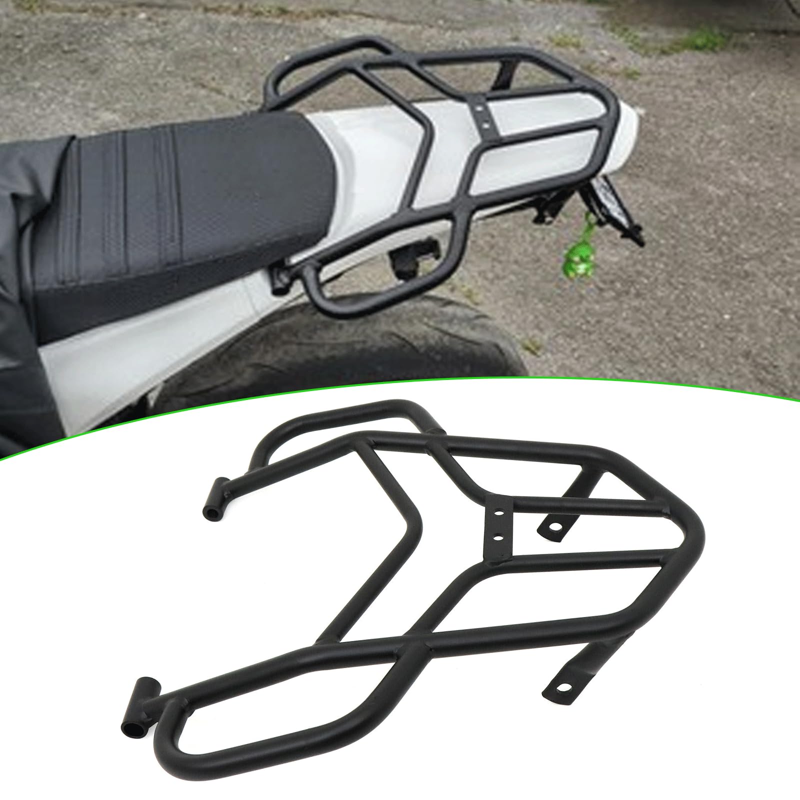 WORLDMOTOP Rear Luggage Rack Luggage Shelf Replacement for Honda CRF250L 2012-2025 CRF250M 2013-2025 CRF250 Rally 2017-2025 Tail Storage Rack Cargo