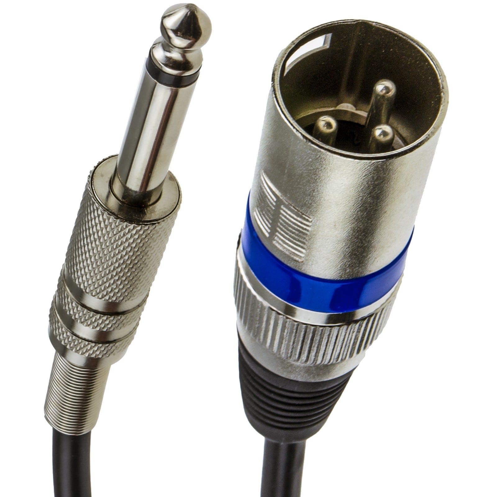 Amazon.co.jp: kenable 楽器ケーブル XLR 3ピンプラグ - 6.35mmオス